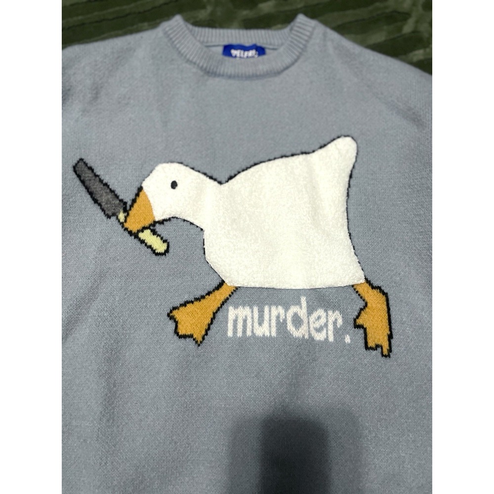 Aelfric Eden Light Blue Goose Sweater - Picture 7 of 12
